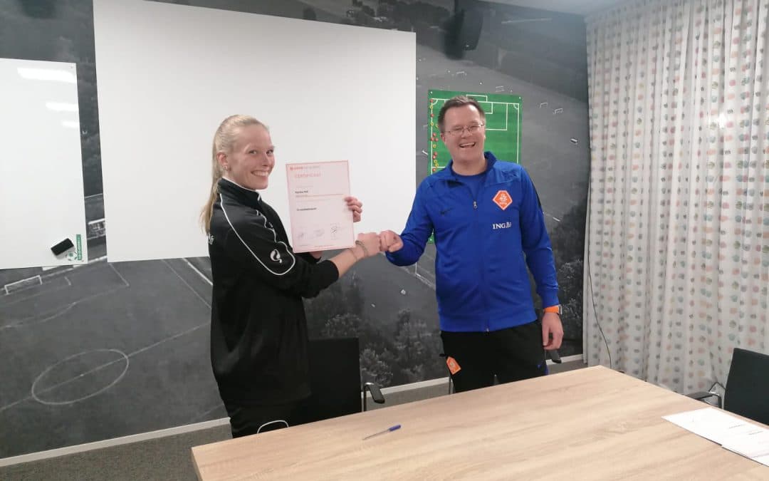 Geslaagden voor opleiding tot G-voetbaltrainer