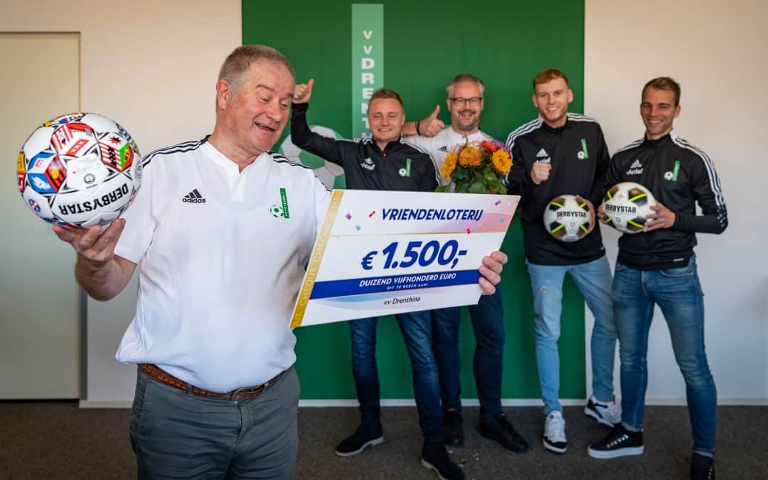 Vriendenloterij schenkt Drenthina extra prijs!