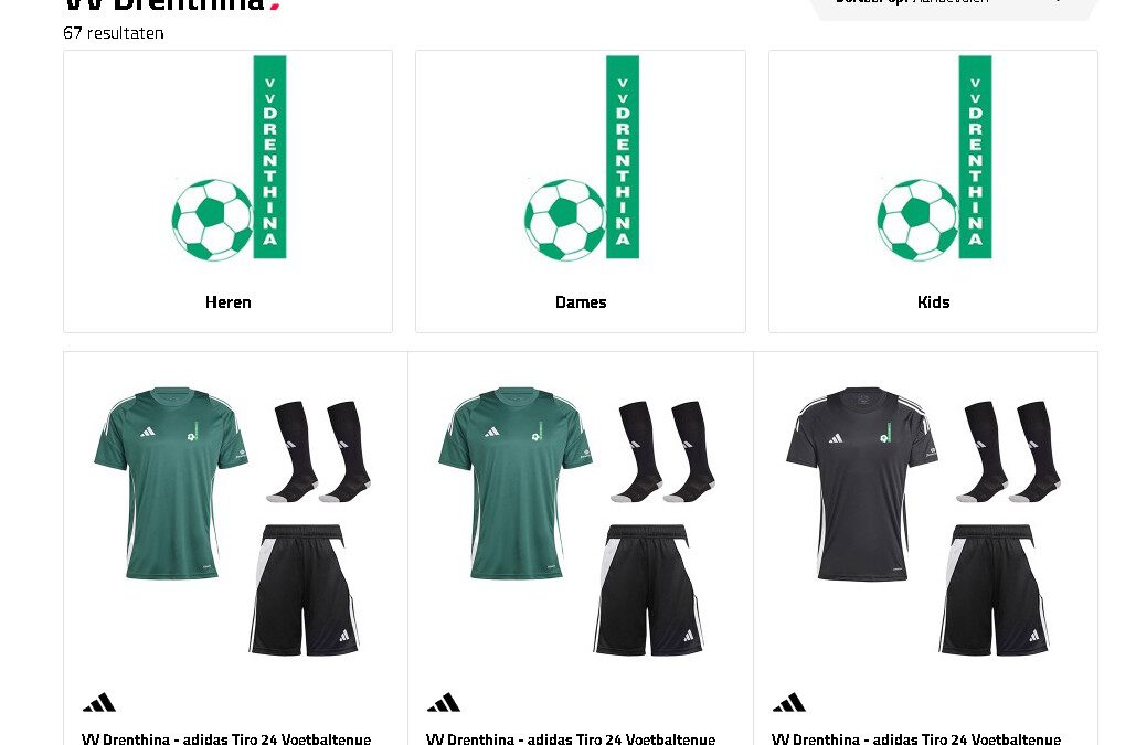 Nieuwe Drenthina Webshop!